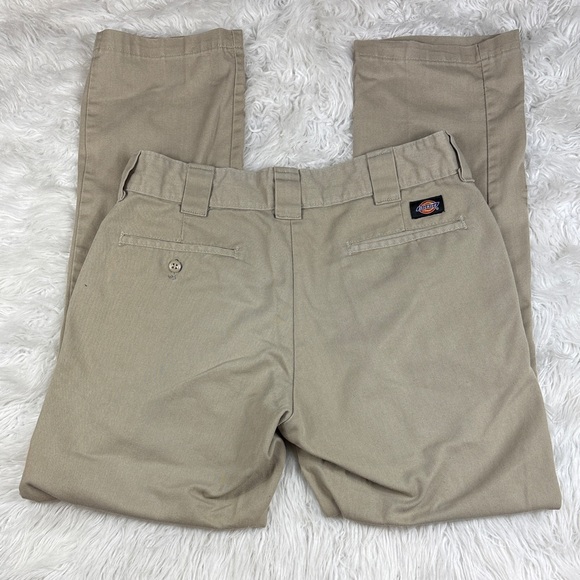 Dickies Men's Slim Taper Khaki Chinos - Picture 2 of 7